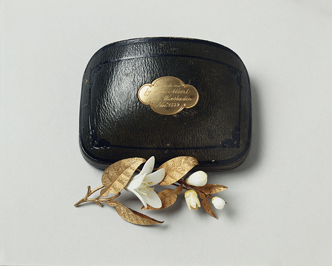 Pair of brooches from the orange blossom parure