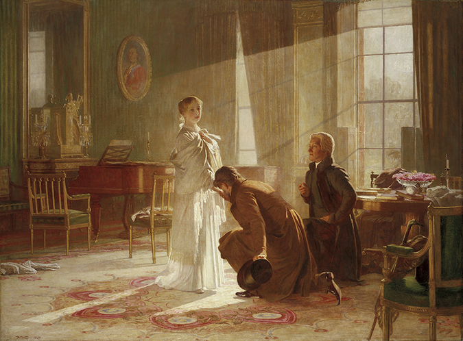 Victoria Regina: Queen Victoria receiving the news of her Accession
