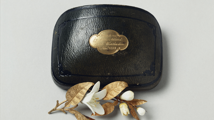 Pair of brooches from the orange blossom parure