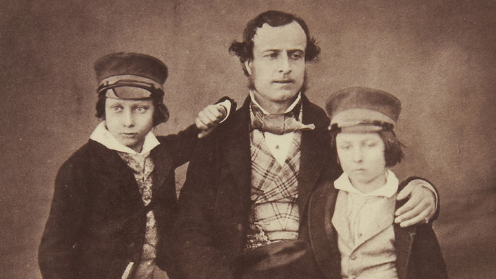Portraits of Royal Children: Vol.1 1848-1854.The Prince of Wales, Mr Gibbs and Prince Alfred