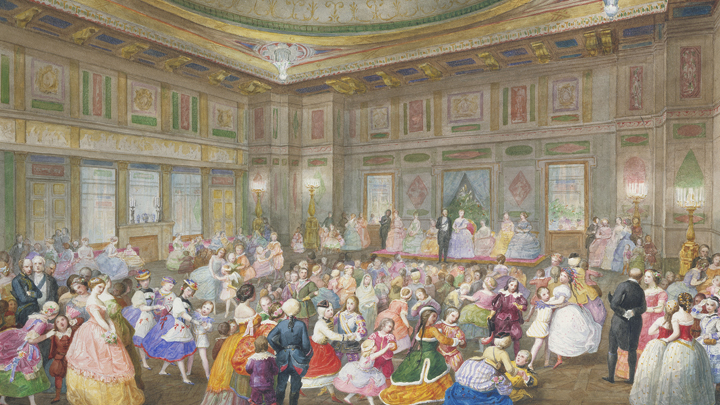 The children’s Fancy Ball at Buckingham Palace, 7th April 1859