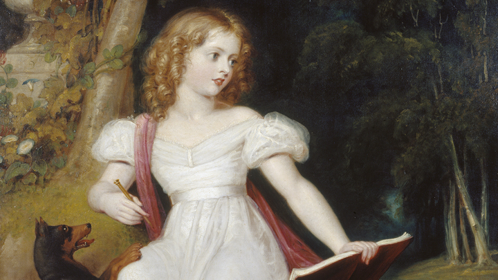 Queen Victoria when a Girl