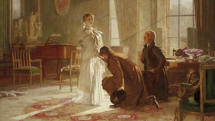 Victoria Regina: Queen Victoria receiving the news of her Accession