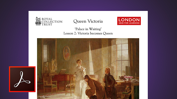 Victoria Becomes Queen lesson
